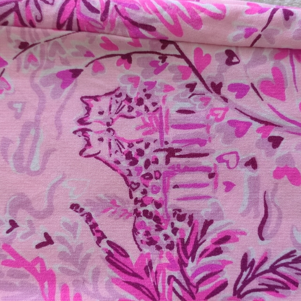 Lilly Pulitzer Emora Knit Pull-on Pants Jogger Pink Blossom Wild About You Small - Picture 14 of 16